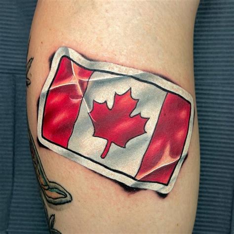 Canadian Leaf Tattoo