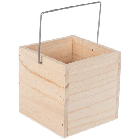Square Wood Box With Handle Hobby Lobby 1403179