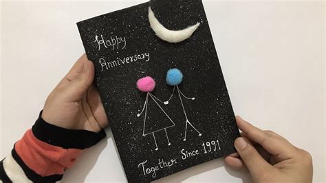 Handmade Anniversary Card For Parents