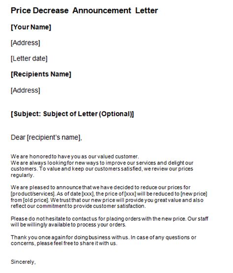 Business address change letter sample and notifying clients the ins will remain the same. Business Announcement Letter Format | HQ Template Documents