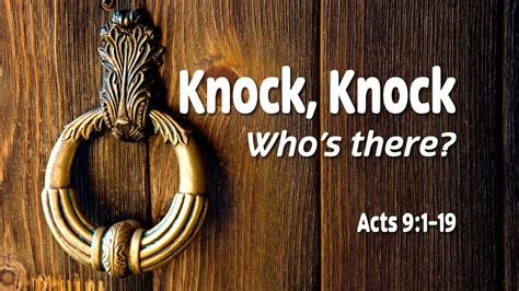 Knock Knock Who S There Crestview Presbyterian Church