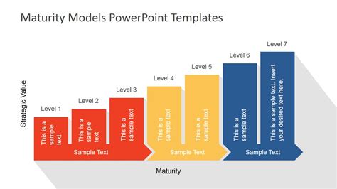 Flat Maturity Models Powerpoint Template Slidemodel