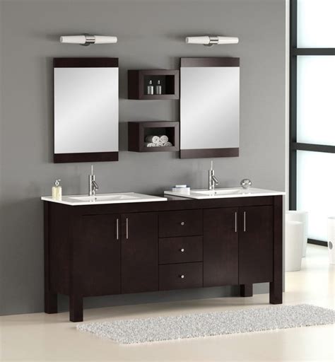 Modern bathroom vanities cabis faucets place miami. 72" Double Bathroom Vanity - Modern - Bathroom Vanities ...