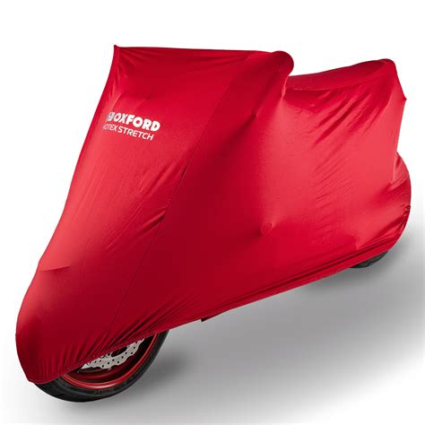 Oxford Protex Indoor Red Motorcycle Cover Bdla Motorbikes