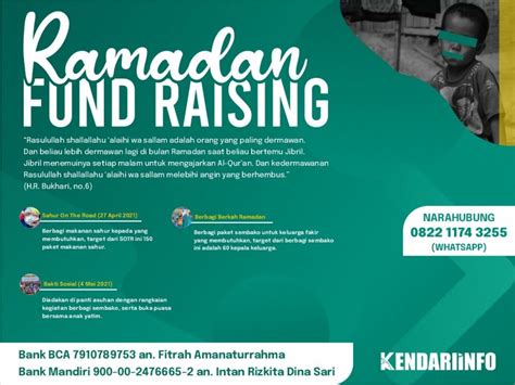 Kendariinfo Buka Donasi Untuk Kegiatan Amal Ramadan Ingin Donasi Begini Caranya
