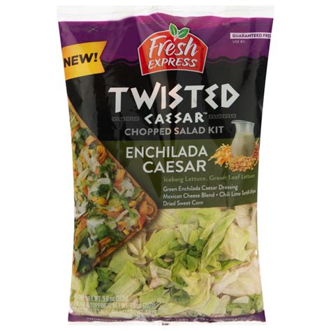 Save On Fresh Express Twisted Caesar Chopped Salad Kit Enchilada Caesar Order Online Delivery