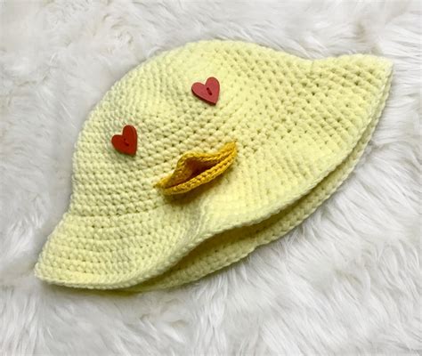 Duck Bucket Hat Crochet Pattern Moondragon Ph S Ko Fi Shop Ko Fi