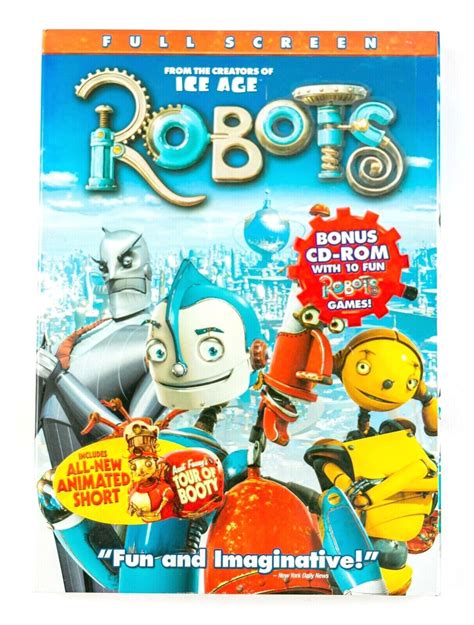 Blue Skys Robots 2005 Dvd Full Screen Edition Games Cd Animation