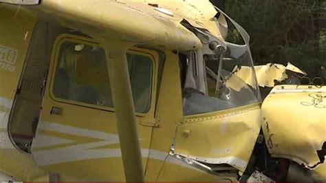 2 Injured In Small Plane Crash Youtube