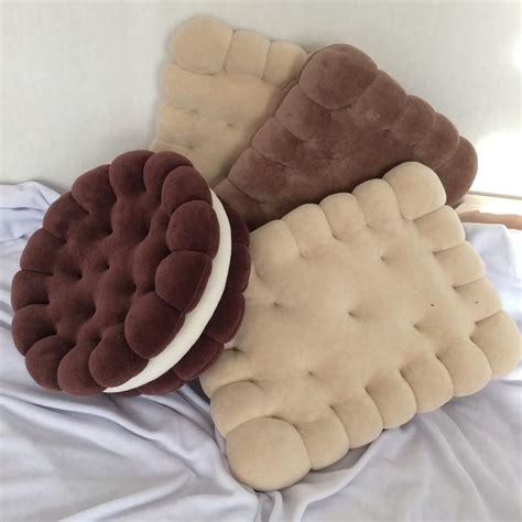 Cookie Pillow Pillow Oreo Christmas T Designer Pillow Etsy Food