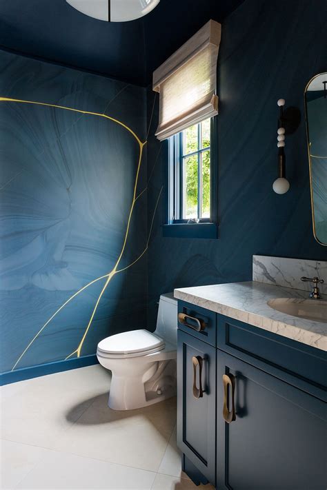 Going Bold 20 Contemporary Powder Rooms In 10 Spectacular Colors