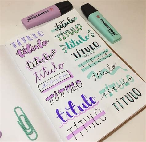 Letras Bonitas Para Titulos Tumblr Pin En Camila S Bullet Journal Ideas
