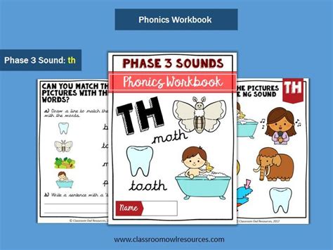 Th Phonics Workbook Teaching Resources