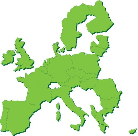 European Union Map Free Clipart Full Size Clipart 1609723 Pinclipart