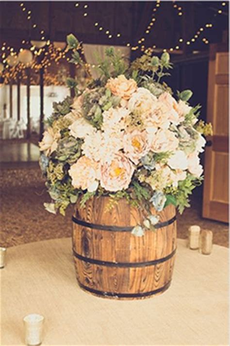 These 15 wedding centerpieces can't be diyed in no time! Country Wedding Ideas: 20 Ways to Use Wine Barrels ...
