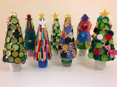 Árvore De Natal De Material Reciclado Modelos E Como Fazer