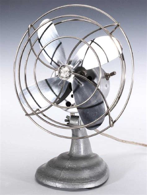 A Chrom Ever Art Deco Influence Electric Fan