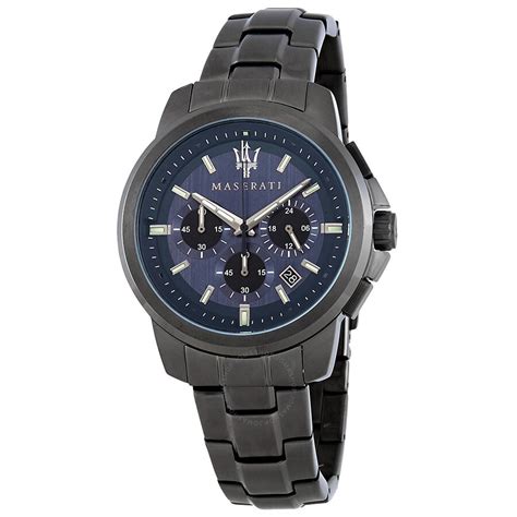 271 results for maserati watch. Maserati Successo Chronograph Blue Dial Men's Watch ...