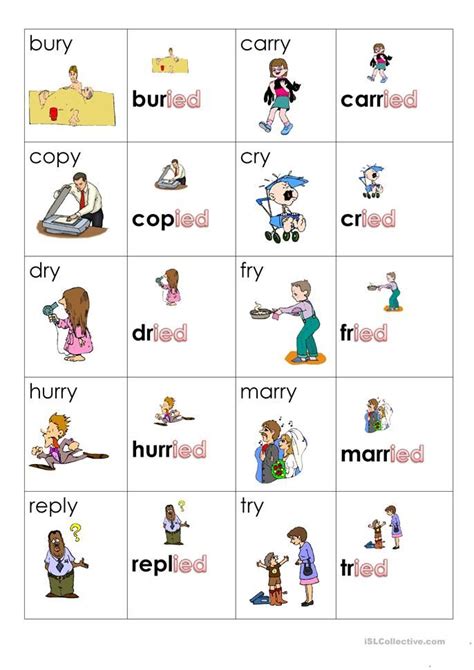 Simple Past Tense Playing Cards Simple Past Tense Past Tense Verbs Activities