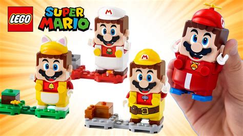 New Lego Mario Power Up Packs Unveiled Featuring Four Mario Suits