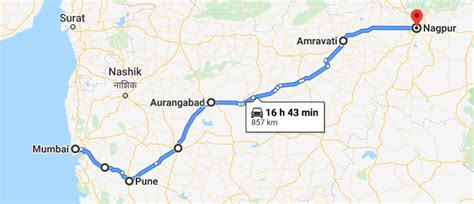 Mumbai To Nagpur By Road Distance Time And Useful Travel Information