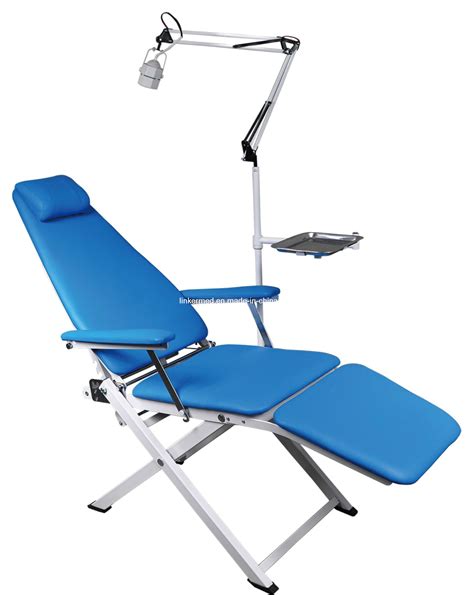 Portable Dental Chair With Operation Lamp China Portable Dental Chair