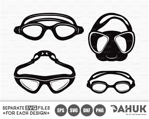 Swimming Goggles Svg Swimmer Svg Goggles Svg Cut File For Etsy