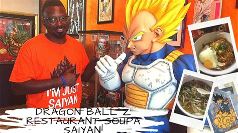 Il a un look très original : Soupa Saiyan (Dragon Ball Z Restaurant Review)-Orlando Florida+ Eat Like GOKU! - YouTube