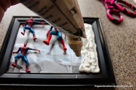 Spider Man Collage Clay Frame Fspdt