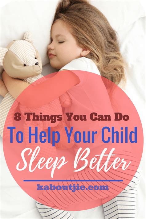 8 Simple Things You Can Do To Help Your Child Sleep Better