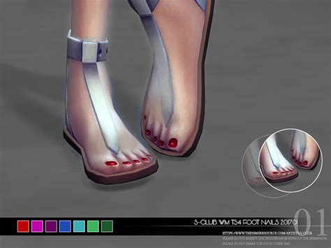 The Sims Resource S Club Ts4 Wm Footnails 201701