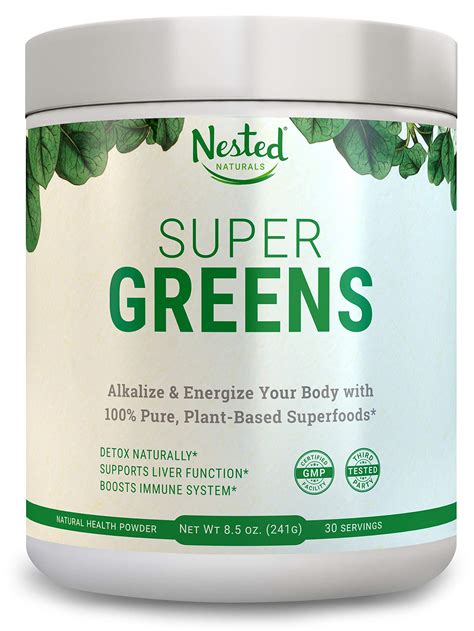 Super Greens Best Green Veggie Superfood Powder 30 Servings 20