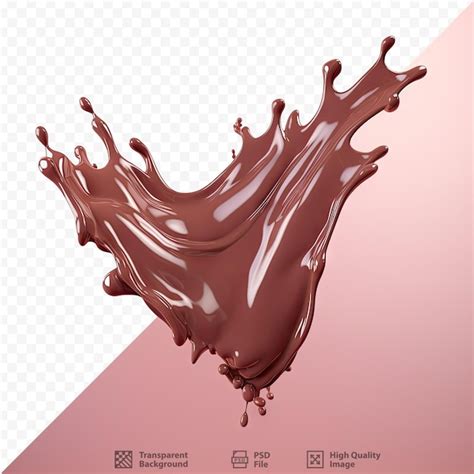 Premium Psd Chocolate Splash