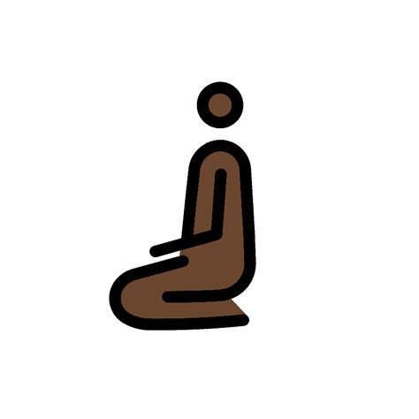 Person Kneeling Emoji Clipart Free Download Transparent Png Creazilla