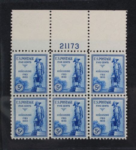 Ckstamps Us Stamps Collection Scott734 Block Mint Nh Og Picture 1 Of 2