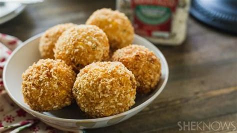 Your New Go To Appetizer Deep Fried Rice Balls Filled With Aged White