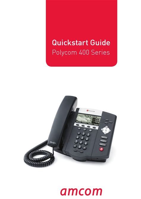 POLYCOM 400 SERIES QUICK START MANUAL Pdf Download | ManualsLib