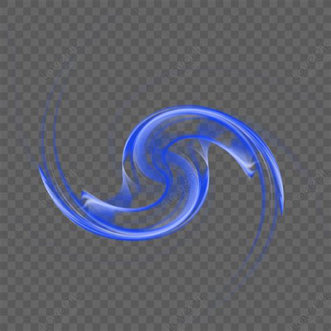 Blue Light Effect Blue Silver Blue Wave Blue Energy PNG Transparent