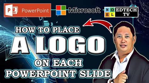 How To Place A Logo On Each Powerpoint Slide Youtube