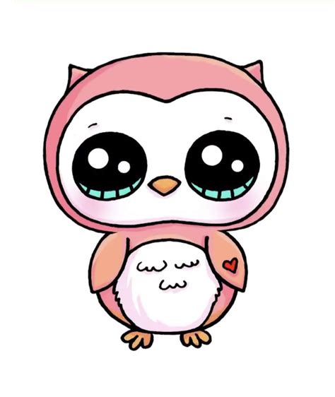 Baby Owl Dibujos Kawaii De Animales Dibujos Animados Kawaii Dibujos