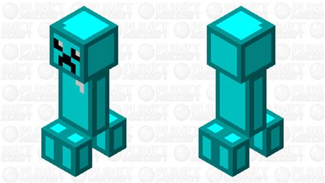 Diamond Creeper Minecraft Mob Skin