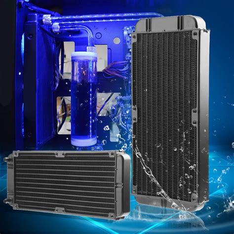 240mm 12 Tube Aluminum Alloy Computer Water Cooler Pc Case Water