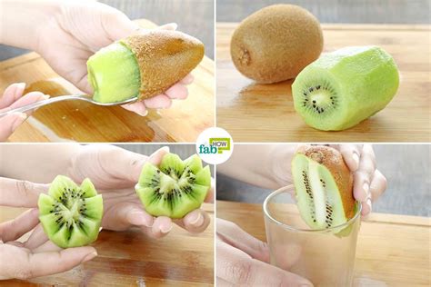 How To Peel And Cut Kiwi In Less Than 60 Seconds Fab How