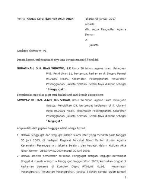 We did not find results for: Contoh Surat Gugatan Hak Asuh Anak Di Pengadilan Agama