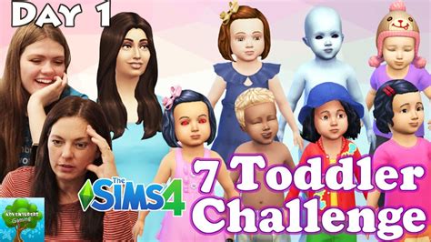Where Are The Toddlers Sims 4 Seven Toddler Challenge Day 1 The