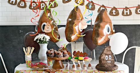The Ultimate Poop Emoji Party Theme How To Guide