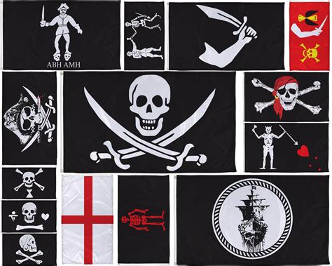 World Famous Pirate Flags 3x5 Jolly Rogers Made With Etsy