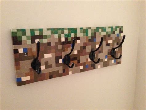 Has a 10% chance of spawning in end city treasure. Minecraft coat rack // created by Mike Broesky | Minecraft ...