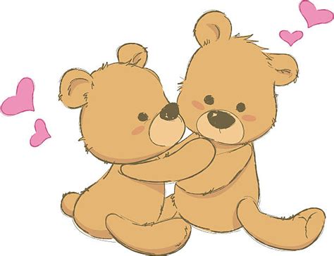 Hugging Teddy Bears Illustrations Royalty Free Vector Graphics And Clip