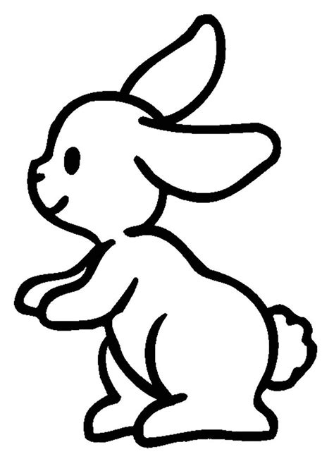 Coloriage de lapin à colorier pour enfants  Magnifique Coloriage de